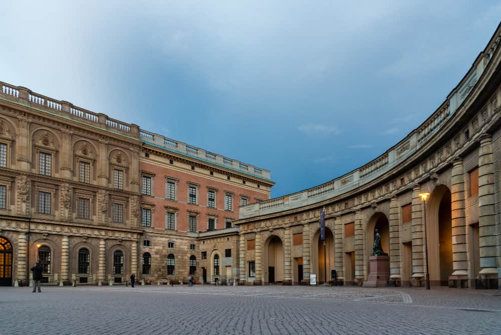 Stunning view of the historic buildings and unique architecture in Gamla Stan, Stockholm